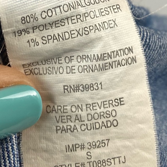 Jean Jacket Small Jolt Tribal Print - Picture 9 of 9